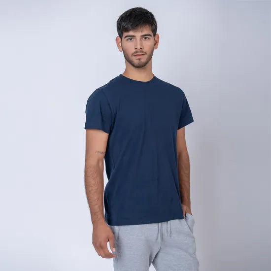 Camiseta Manga Corta Cuello Base – Algodón